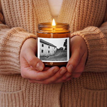 Bryun Holt - Amber jar soy candle - Thompson-Neely Grist Mill, BW