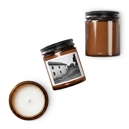 Bryun Holt - Amber jar soy candle - Thompson-Neely Grist Mill, BW
