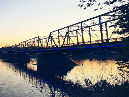 Bryun Holt - Framed Artwork - New Hope Lambertville Bridge