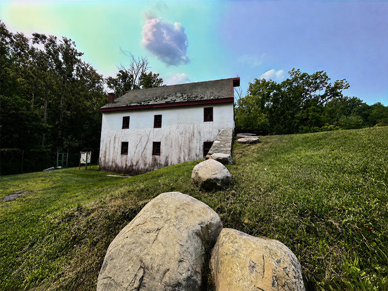 Bryun Holt photography print - Farm House and Stones