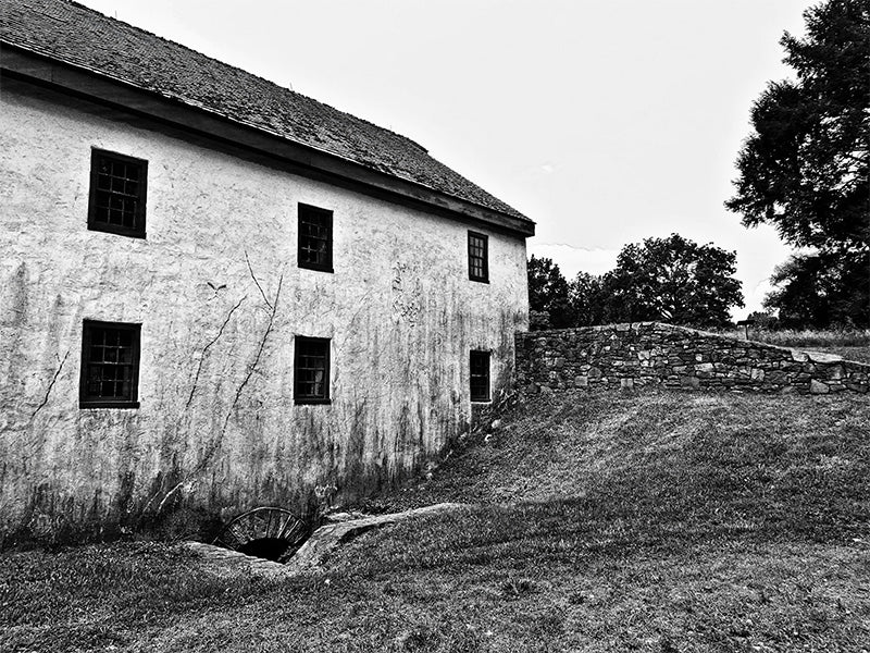 Bryun Holt photography print - Thompson-Neely Grist Mill, BW